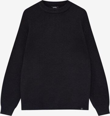 Pull-over Pull&Bear en noir : devant