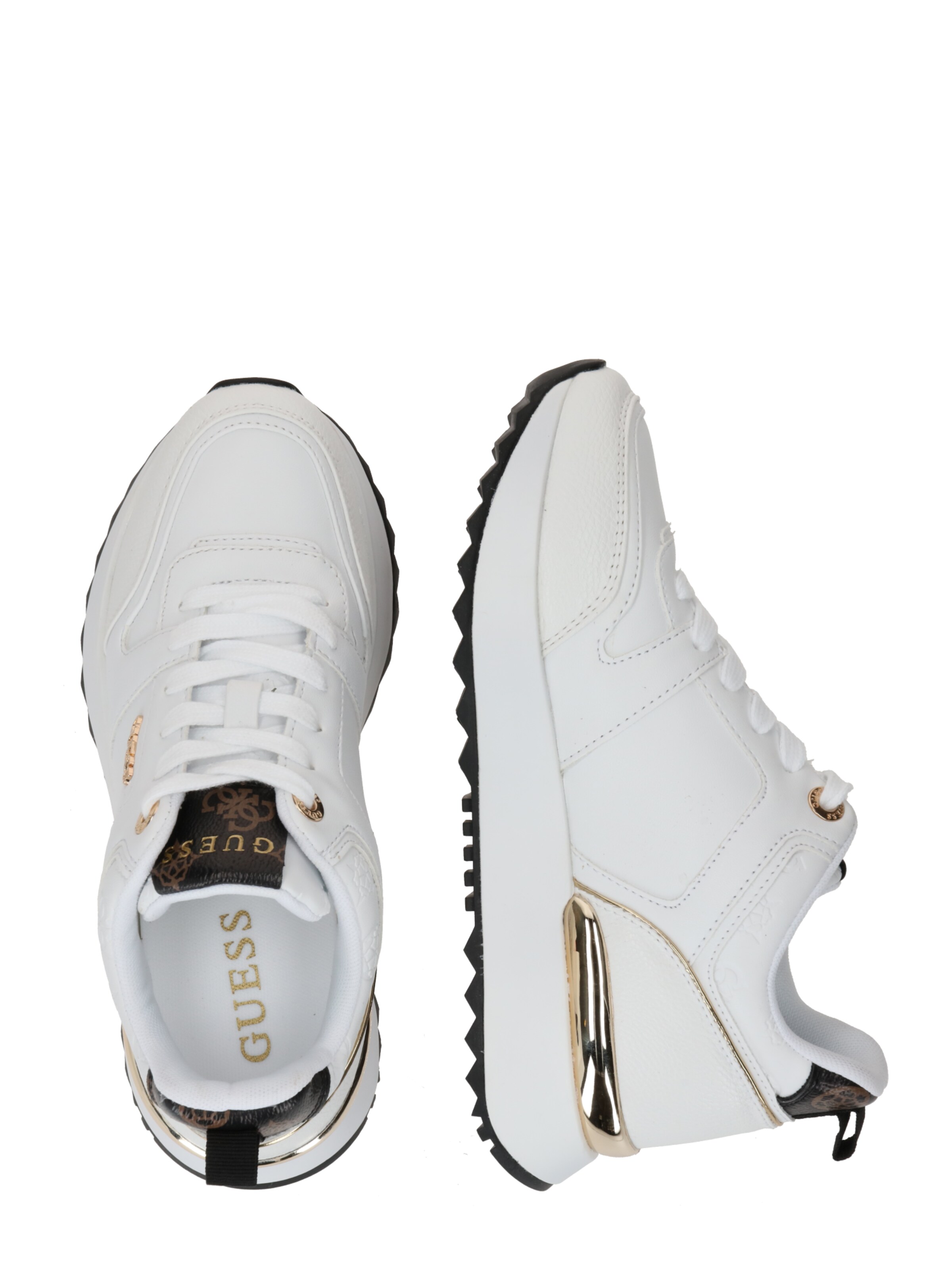Baskets basses 'Kaddy' GUESS en blanc