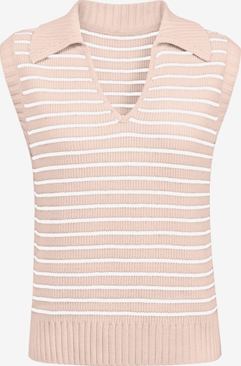 Megztinis iš Imily Bela, spalva – pastelinė rožinė / balta, Prekių apžvalga