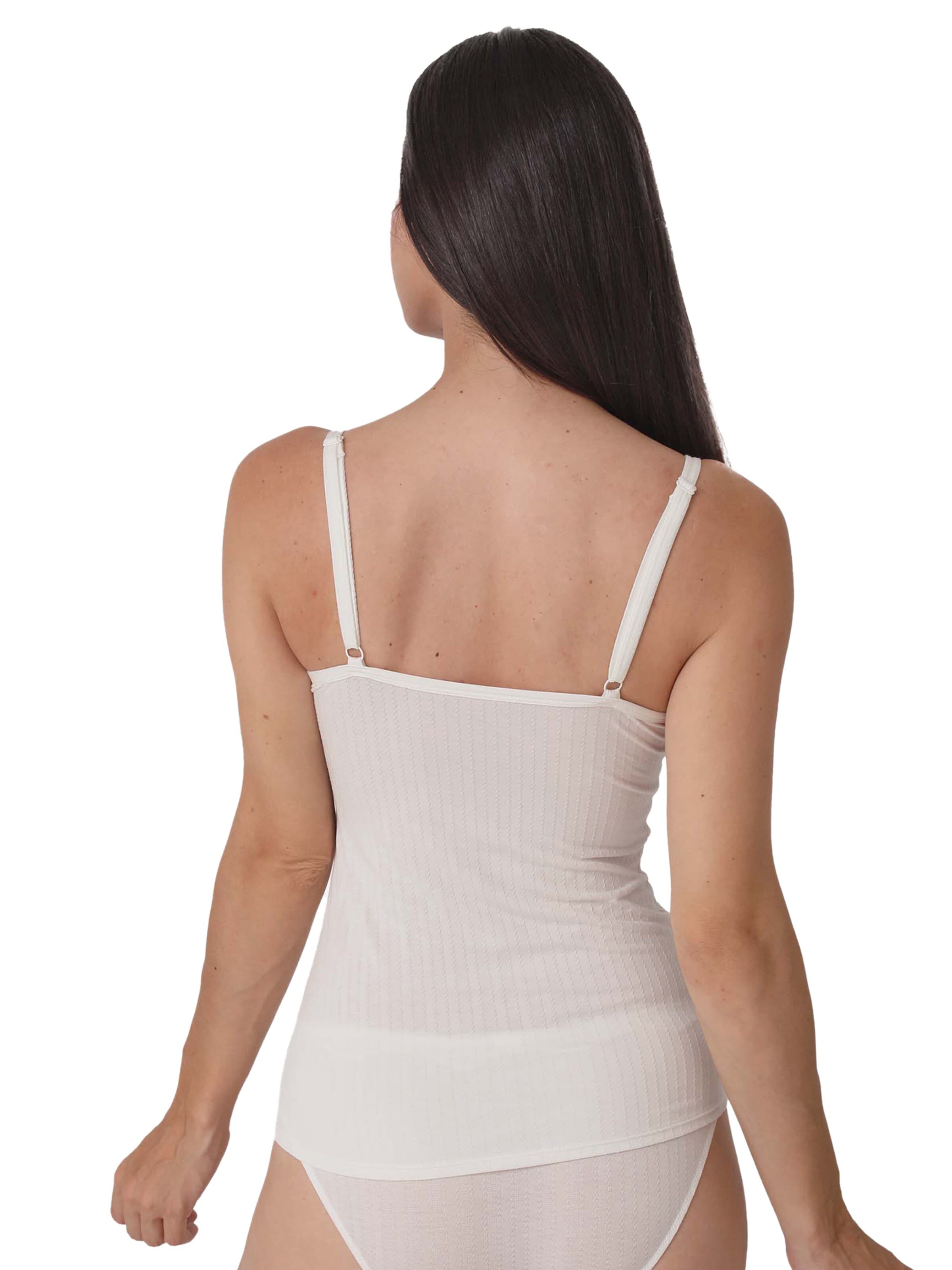sassa Undershirt 'Bamboo Jacquard' in Beige