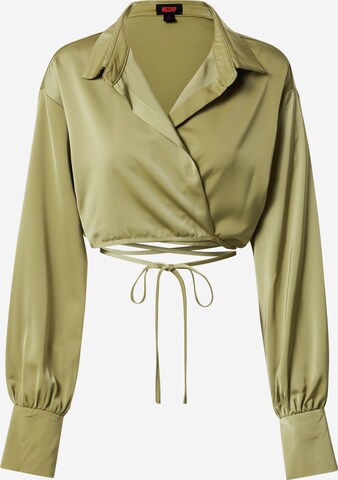 Misspap - Blusa en verde: frente