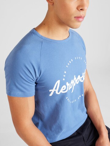 AÉROPOSTALE Shirt 'NEW YORK CITY' in Blauw