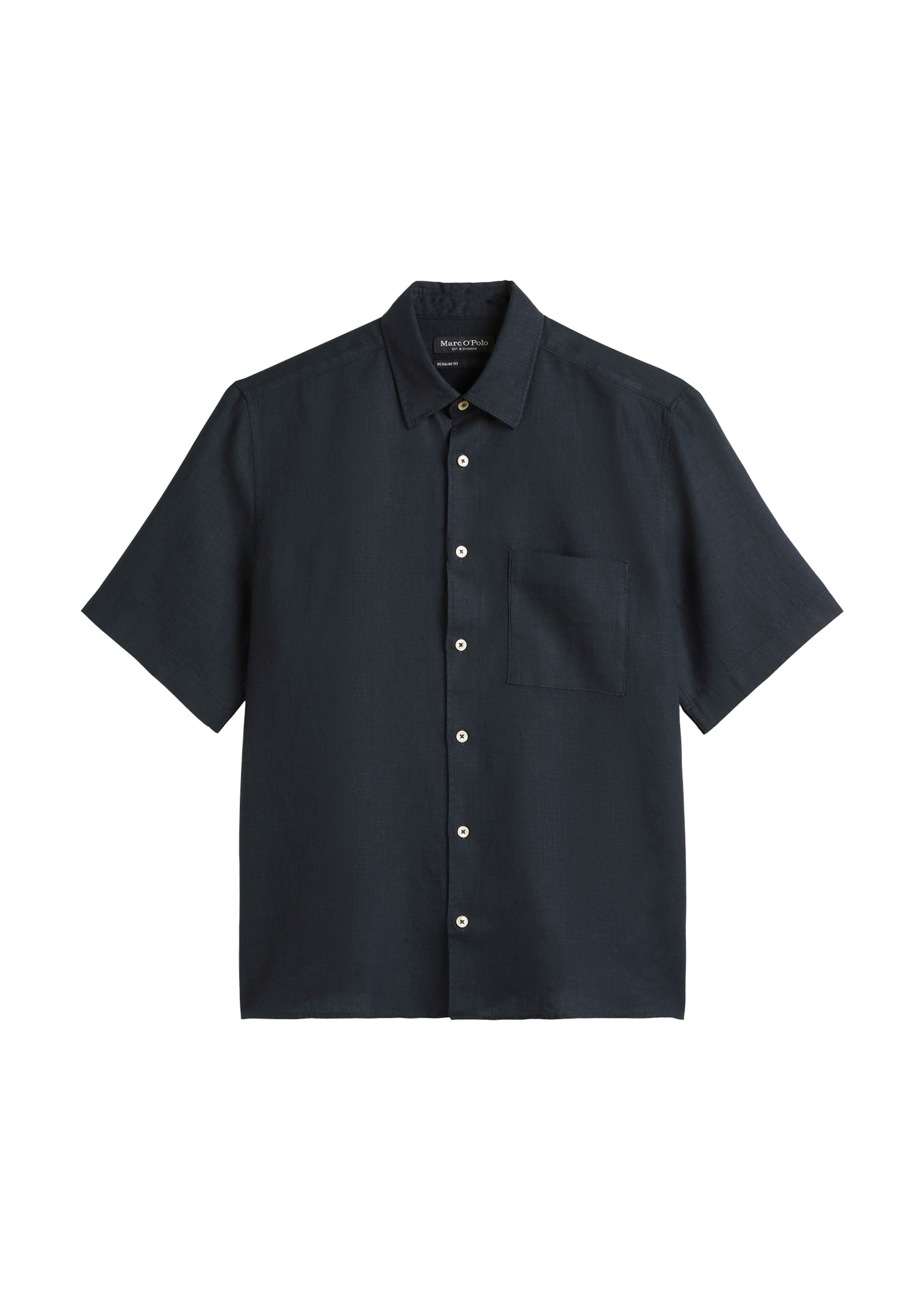 Marc O'Polo Regular fit Button Up Shirt in Blue: front