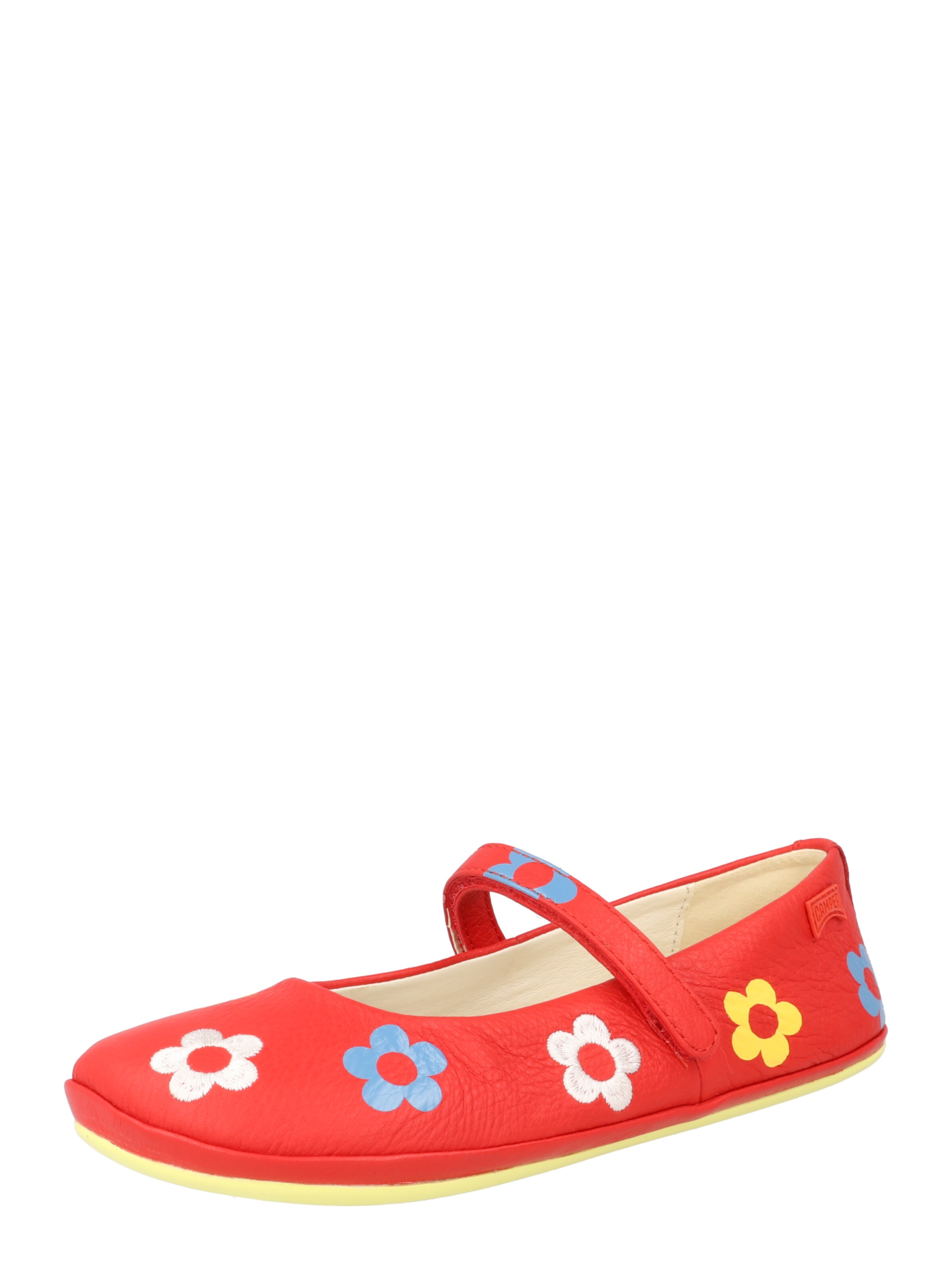 CAMPER Ballerina 'RIGHT' i röd: framsida