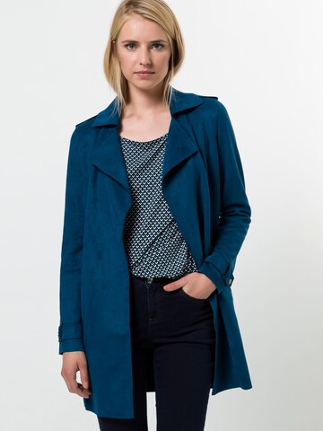 Manteau mi-saison zero en bleu : devant
