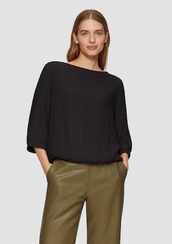 s.Oliver Shirt in Zwart: voorkant