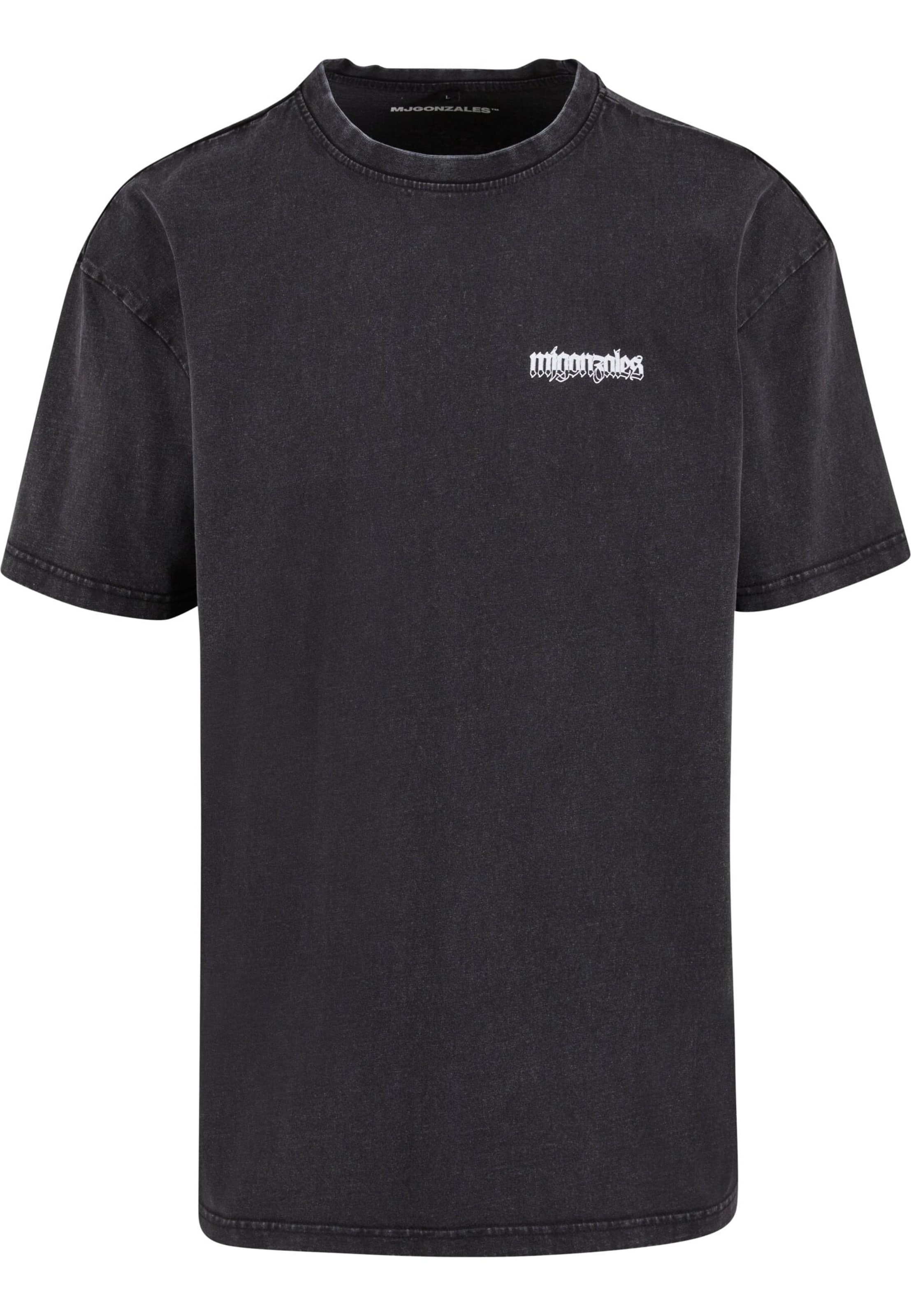 MJ Gonzales Shirt 'Burning Wings' in Black: front