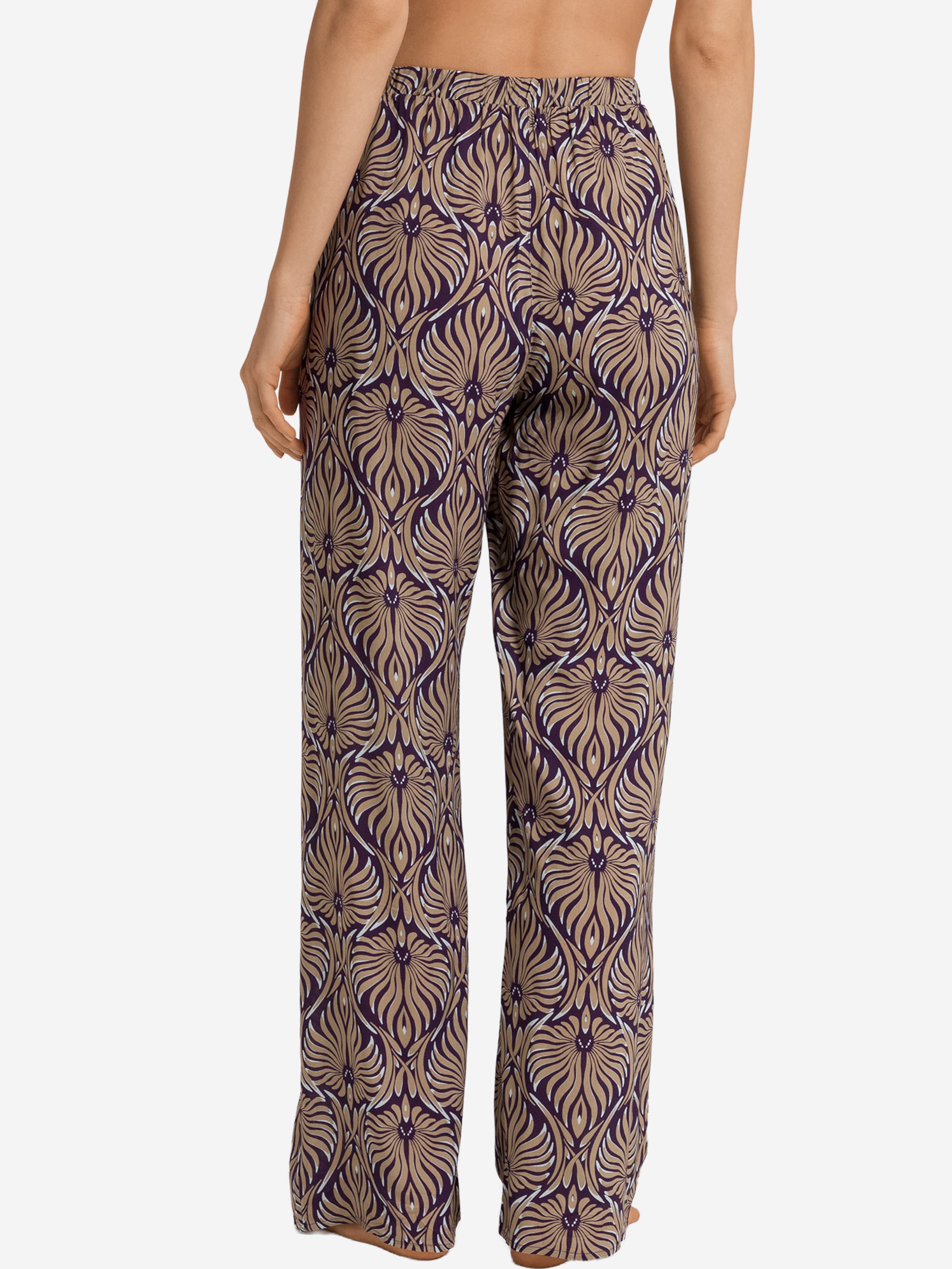 Hanro Pajama pants ' Sleep & Lounge ' in Beige