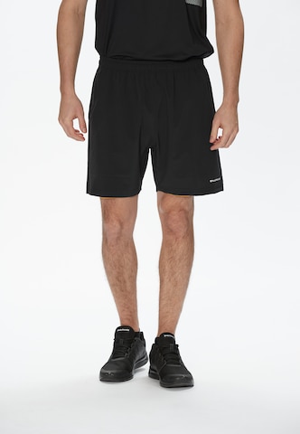 ENDURANCE Regular Sportshorts 'Gatun' in Schwarz: predná strana