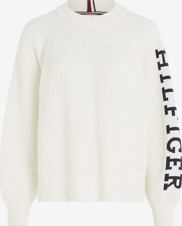 TOMMY HILFIGER Trui in Beige: voorkant