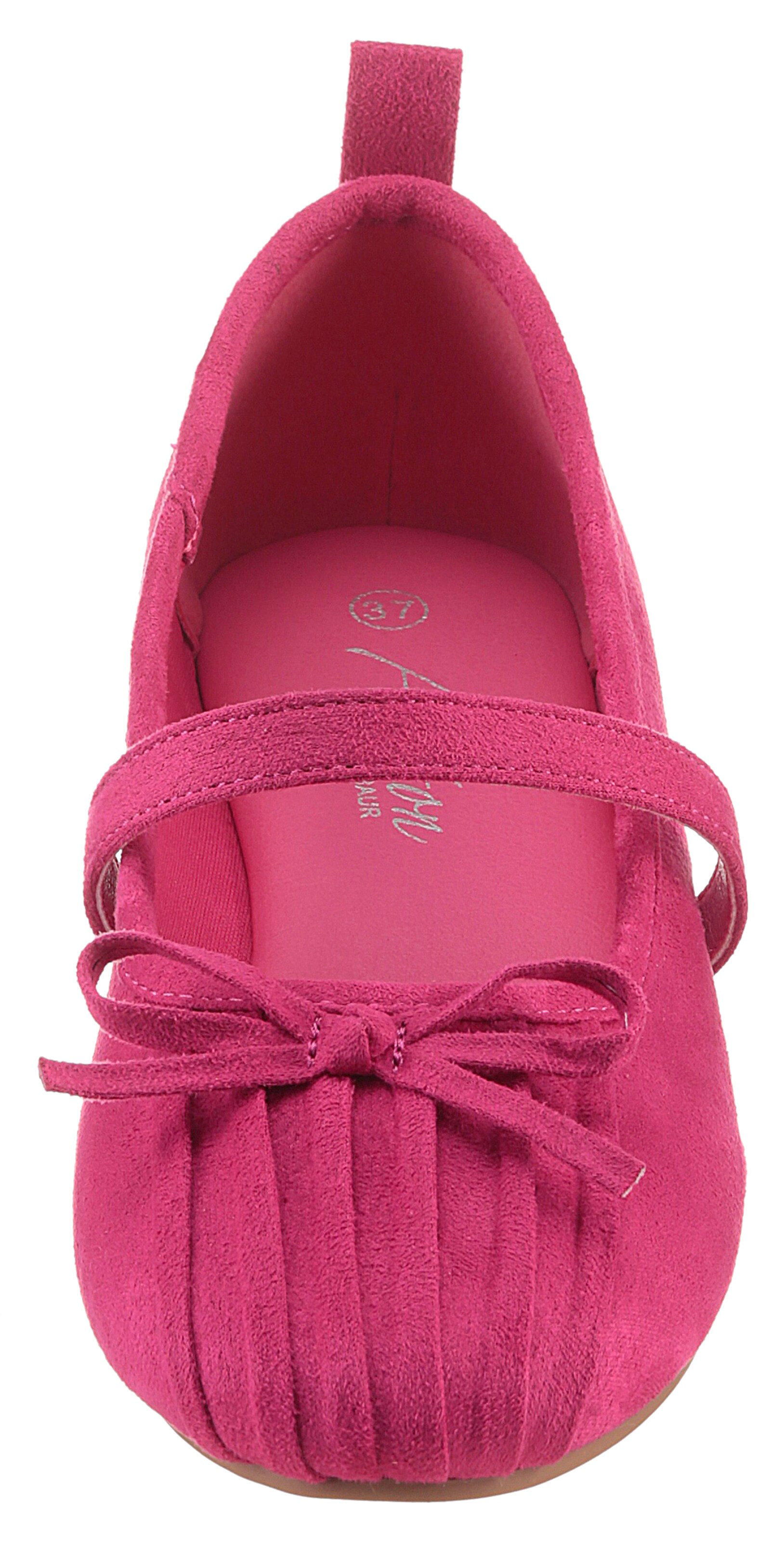 Aniston Ballet Flats with Strap in Pink