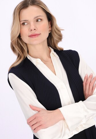 usha BLACK LABEL - Colete de malha 'Classic' em azul