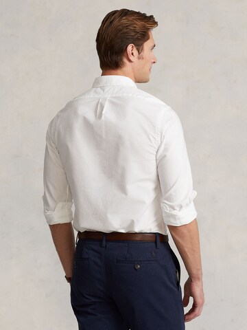 Polo Ralph Lauren Slim fit Πουκάμισο για το γραφείο σε λευκό