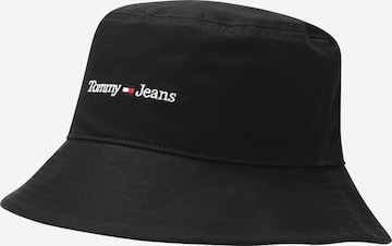 Tommy Jeans Klobouk – černá: přední strana