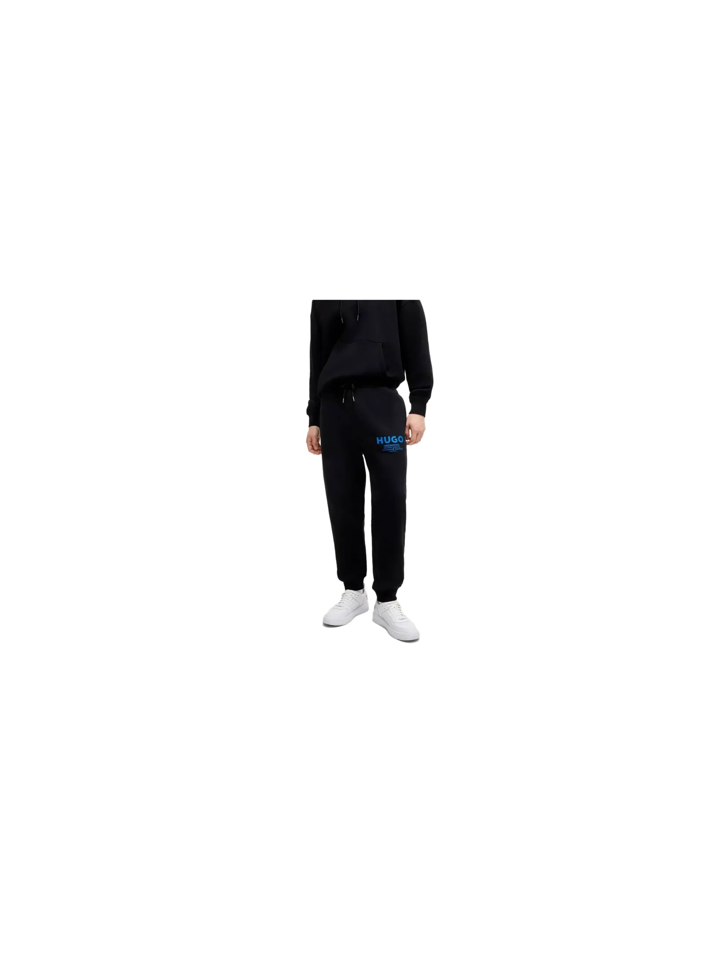 HUGO - regular Pantalón deportivo 'Nevez' en negro