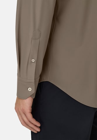 Coupe regular Chemise Boggi Milano en marron