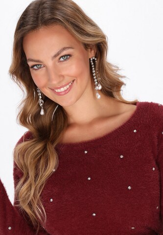 Pull-over faina en rouge