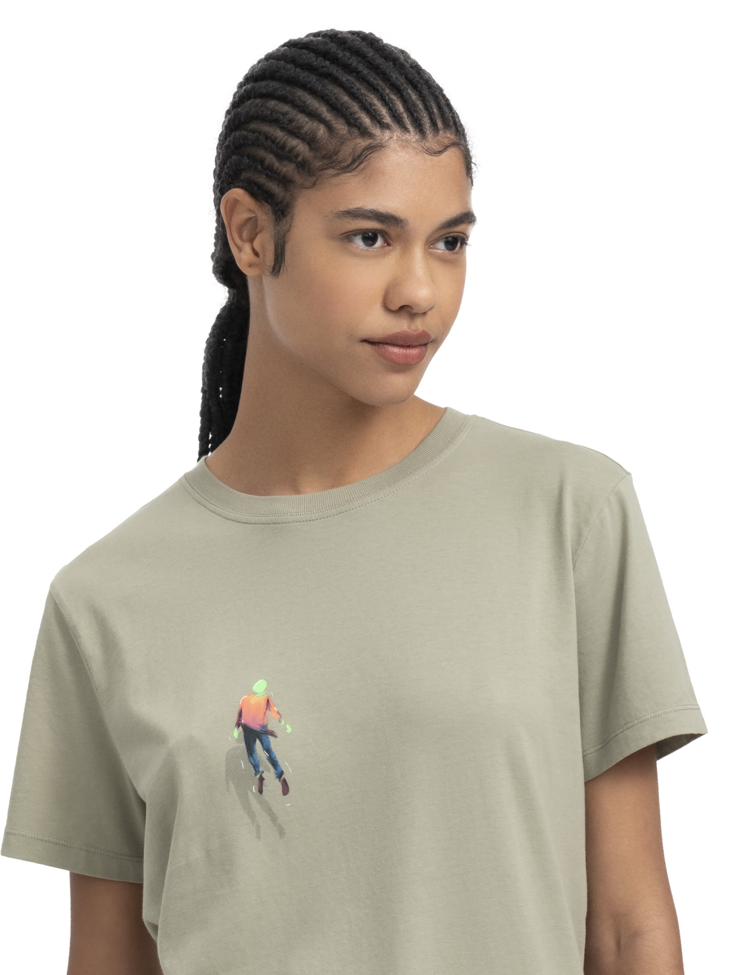 Kaft T-Shirt in Grau