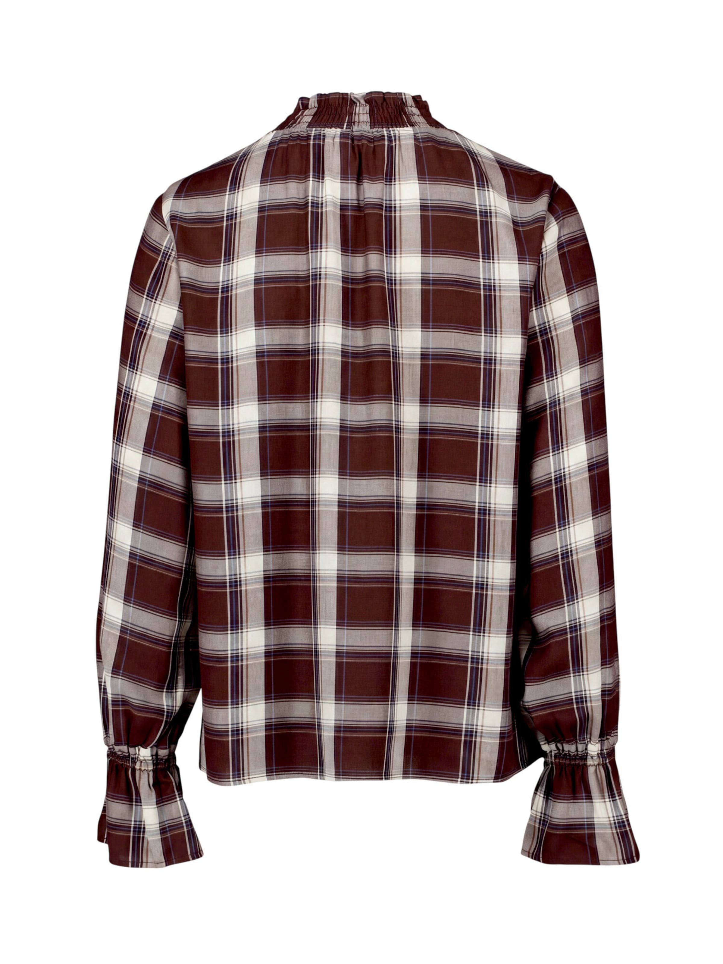 zero Bluse in Braun