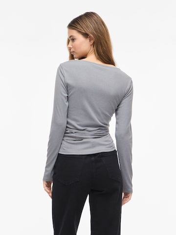 VILA Shirt 'VIGina' in Grey