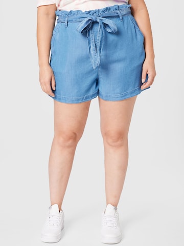 ABOUT YOU Curvy Regular Shorts 'Jella' in Blau: predná strana