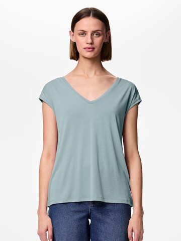 PIECES T-Shirt 'PCKAMALA' in Blau: Vorderseite