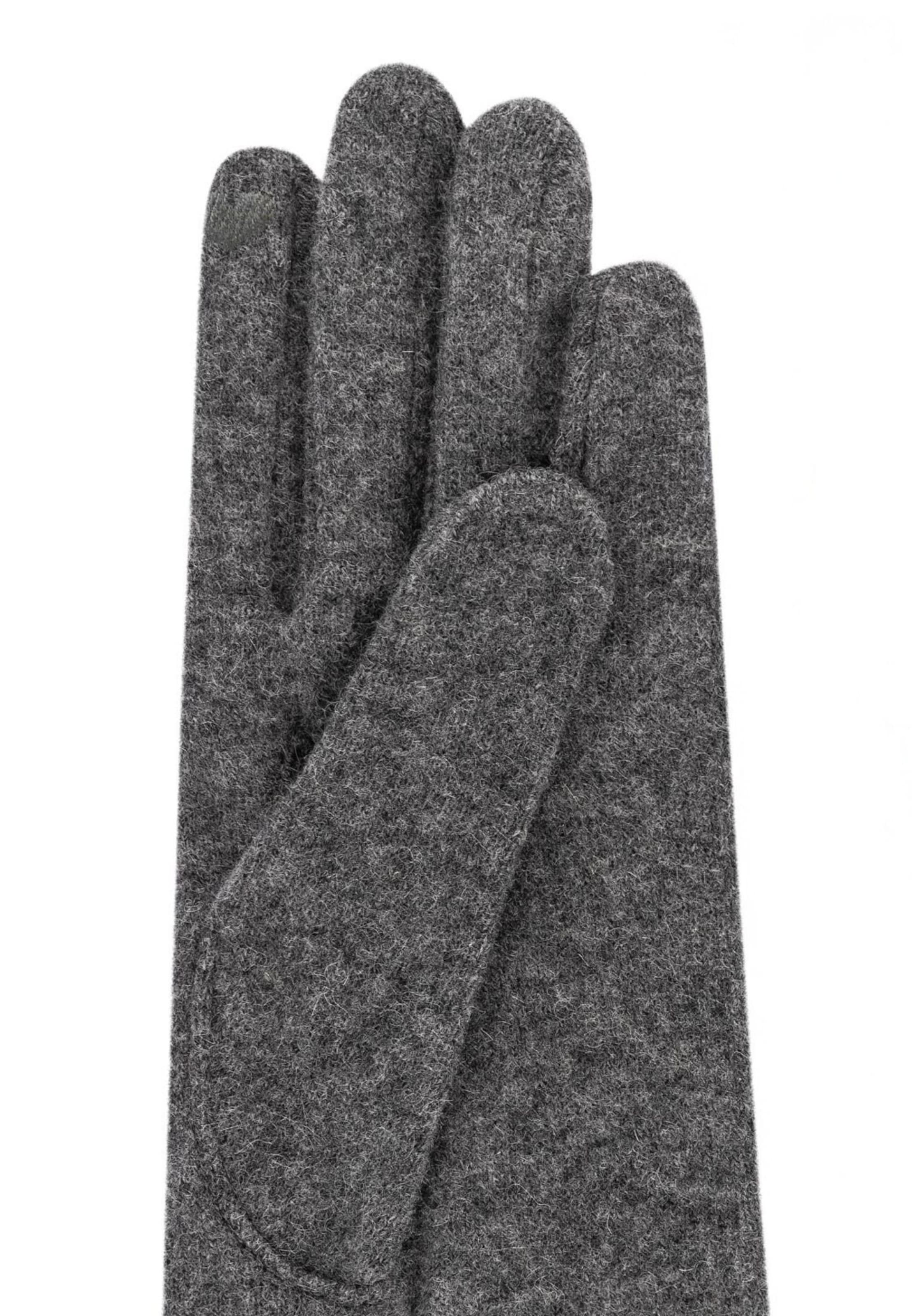 Roeckl Full finger gloves 'SHINY AURORA' in Grey