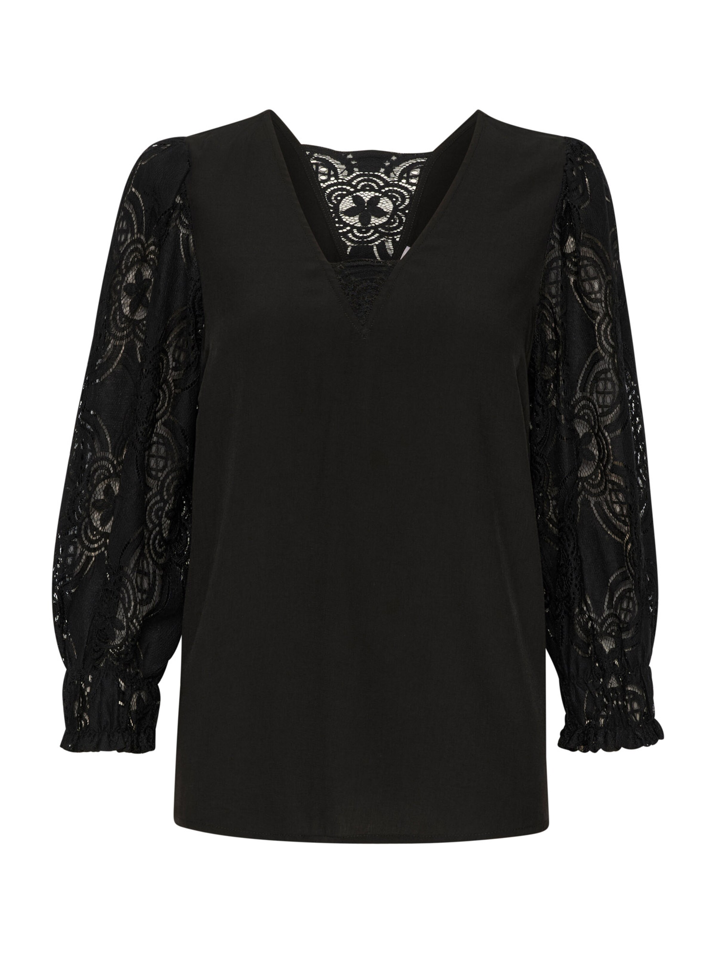 Camicia da donna 'Asmine' di CULTURE in nero: frontale