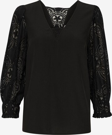 CULTURE Blouse 'Asmine' in Zwart: voorkant