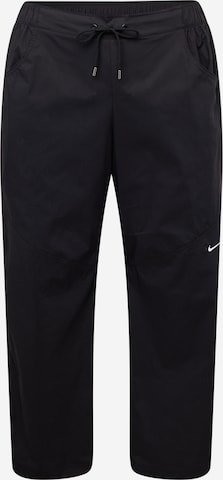 Nike Sportswear Wide leg Παντελόνι φόρμας σε μαύρο: μπροστά