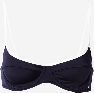 Bikinio viršutinė dalis iš Tommy Hilfiger Underwear, spalva – tamsiai mėlyna / balta, Prekių apžvalga