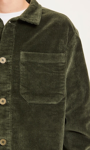 KnowledgeCotton Apparel Jacke 'Pine' in Grün