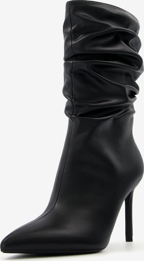 Bershka Bottes en noir, Vue avec produit