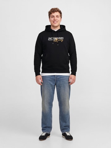 Jack & Jones Plus Mikina 'JJJade' – modrá