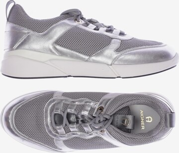 AIGNER Sneakers & Trainers in 39 in Silver: front