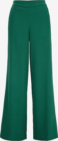 WE Fashion Flared Broek in Groen: voorkant