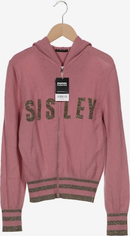 Sisley Sweatshirt & Zip-Up Hoodie in M in Pink: front