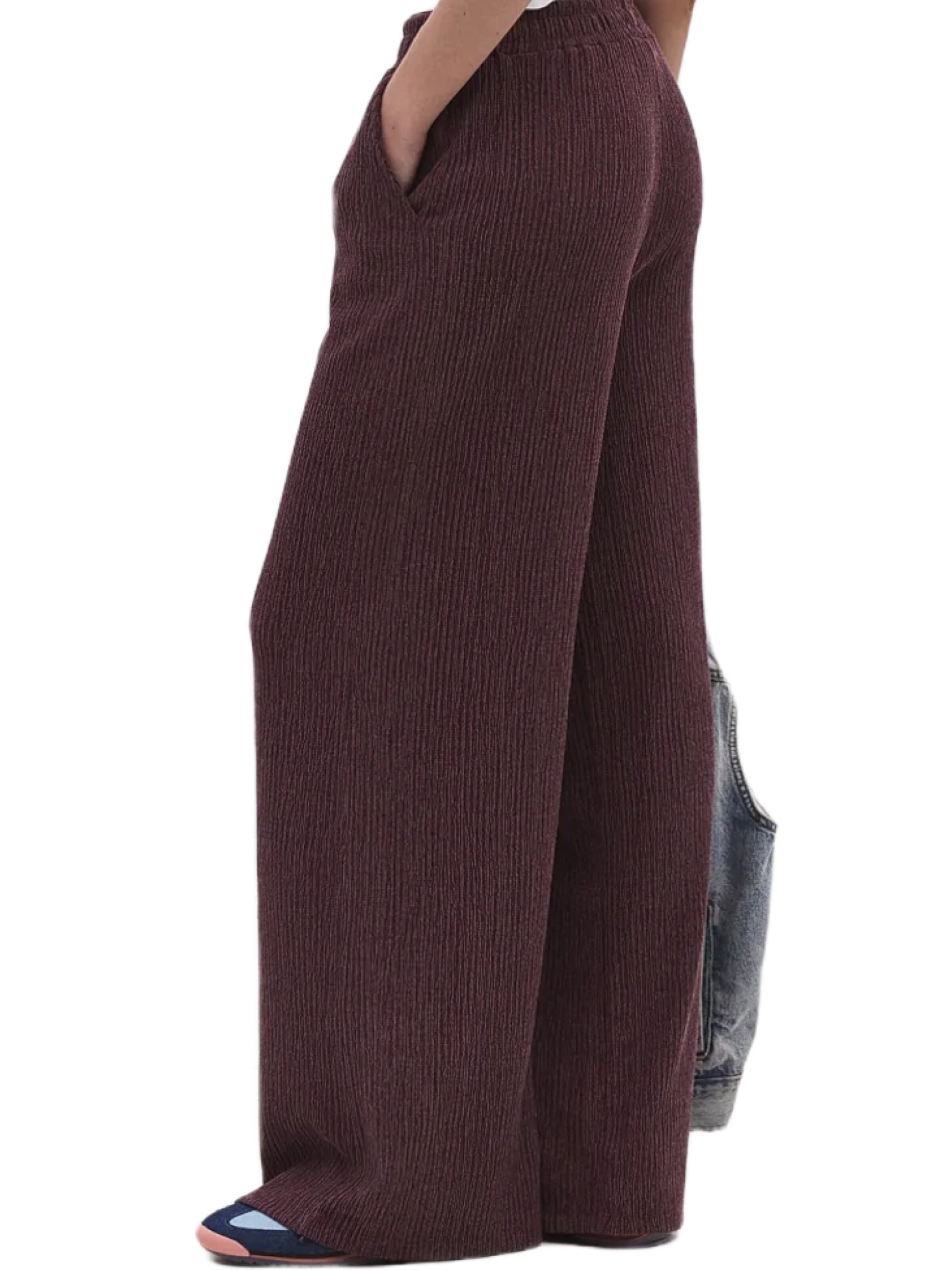 No Matter What Wide Leg Hose in Lila