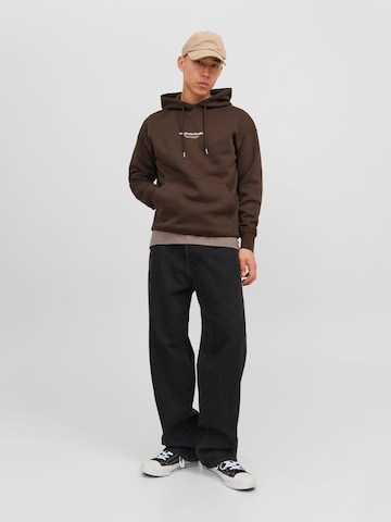 JACK & JONES - Sweatshirt 'Vesterbro' em castanho