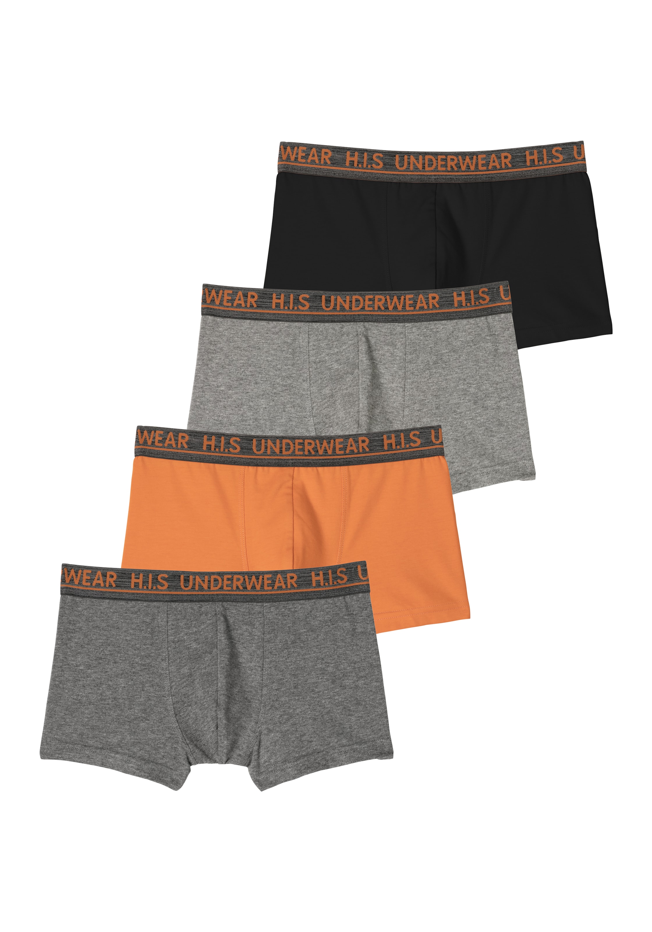 HIS JEANS Underpants in Grey: front