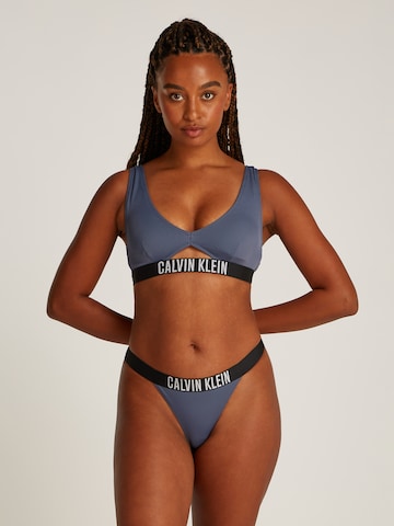 Calvin Klein Swimwear Низ бикини в Синий: спереди