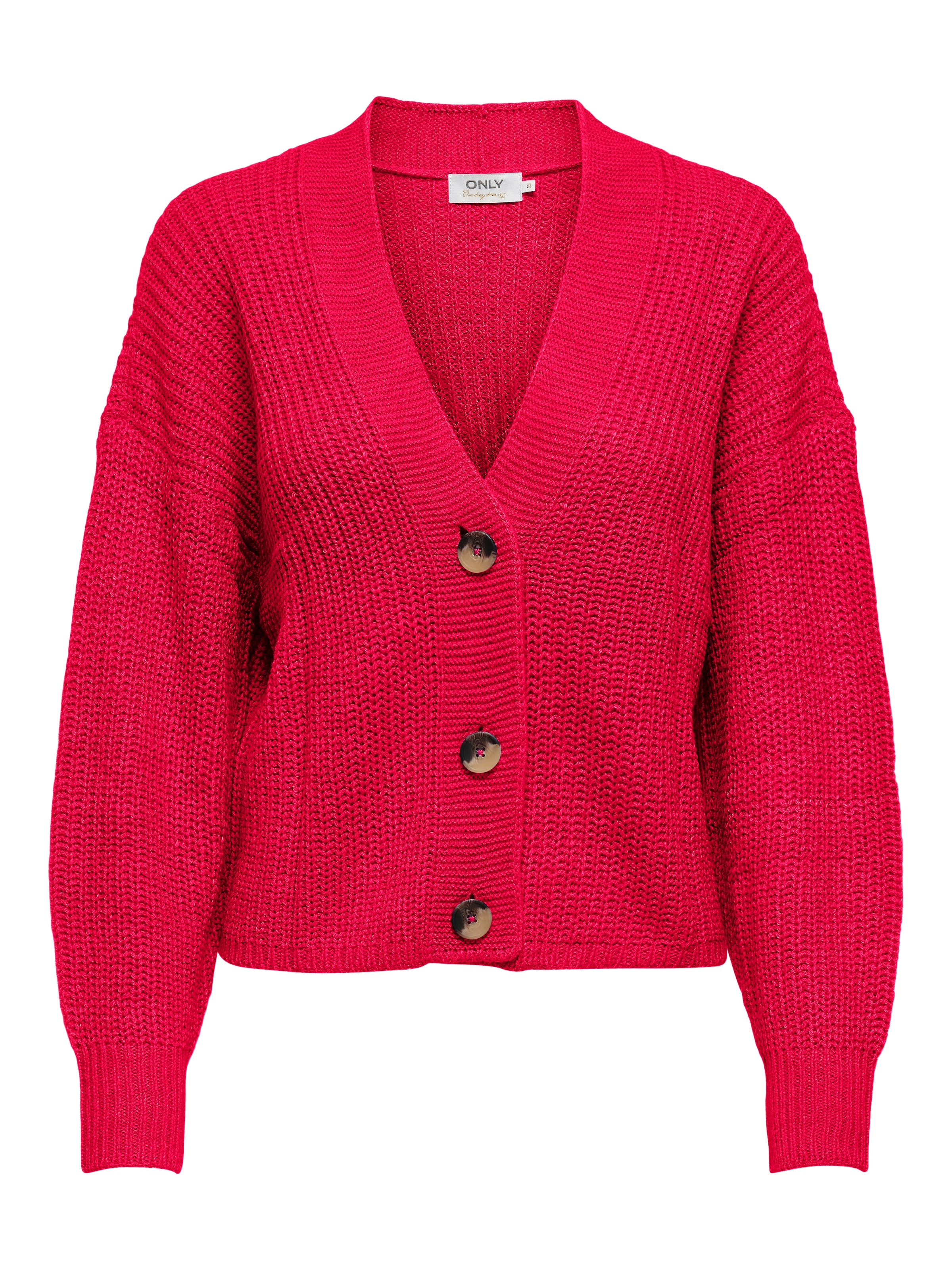 ONLY Avara lõikega jakk 'ONLCarol', värv punane: eest vaates