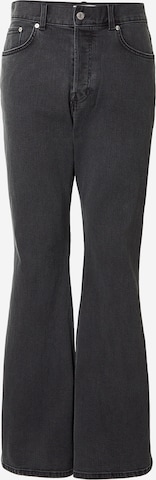 WEEKDAY Bootcut Farkut värissä musta: etupuoli