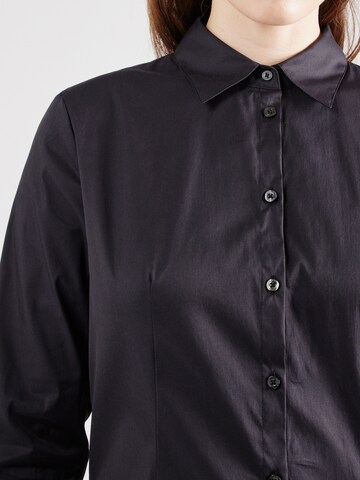 HUGO Bluse i sort