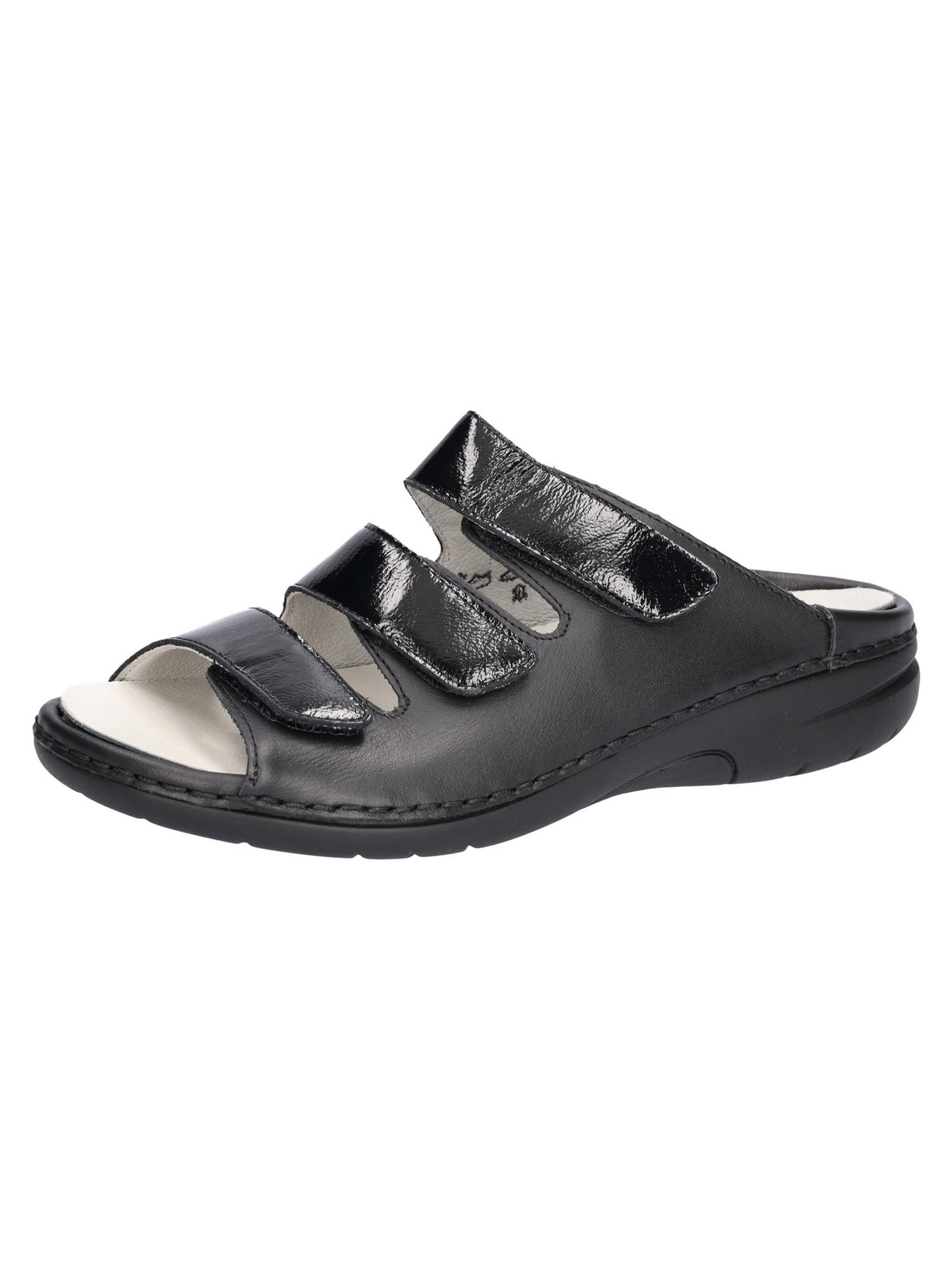 WALDLÄUFER Mule 'Gunna' in Black: front