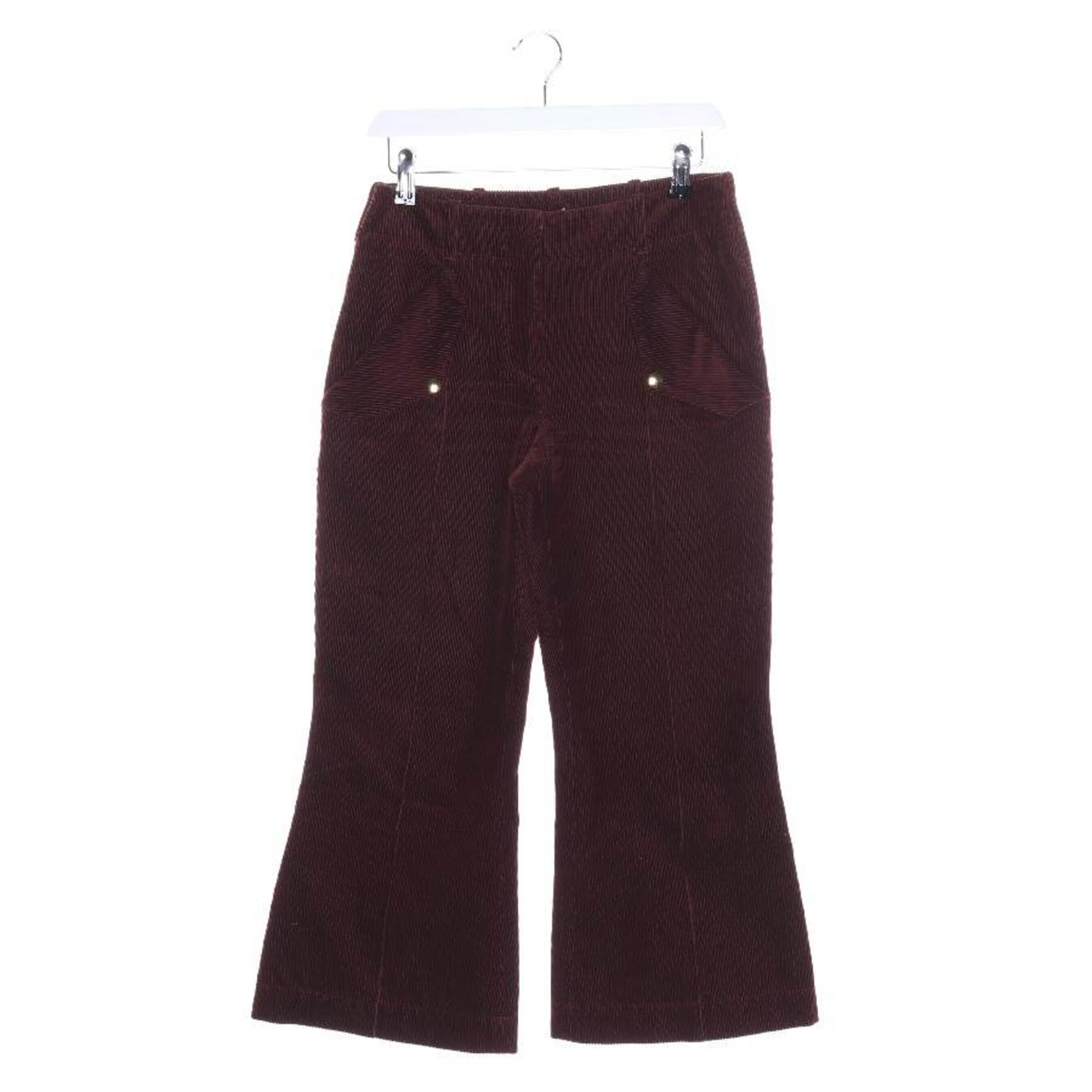 Acne Pants in S in Brown: front