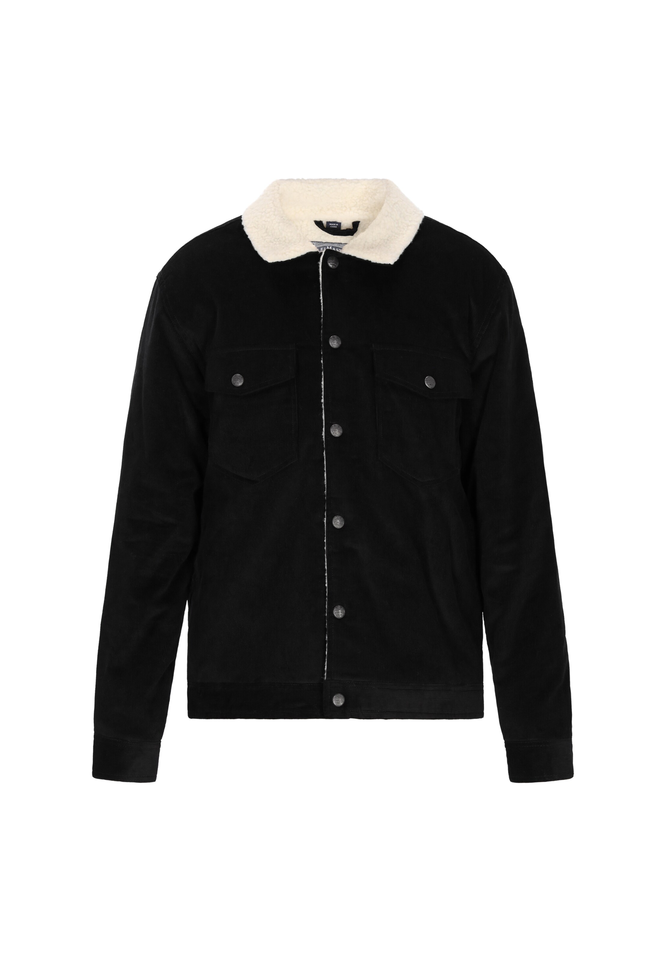 DreiMaster Vintage Between-Season Jacket in Black: front