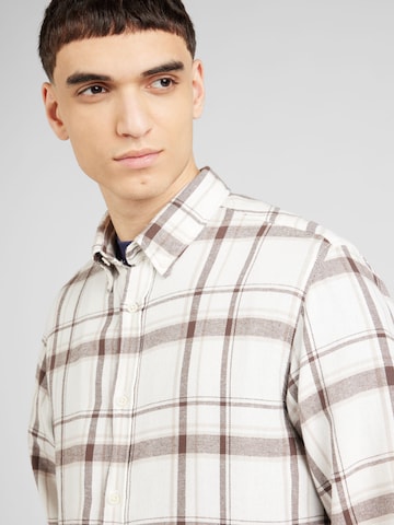 JACK & JONES - Regular Fit Camisa 'COZY' em branco