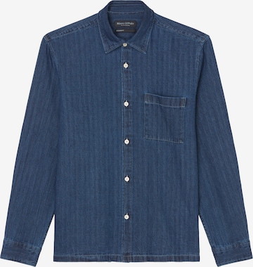 mėlyna Marc O'Polo Patogus modelis Marškiniai: priekis