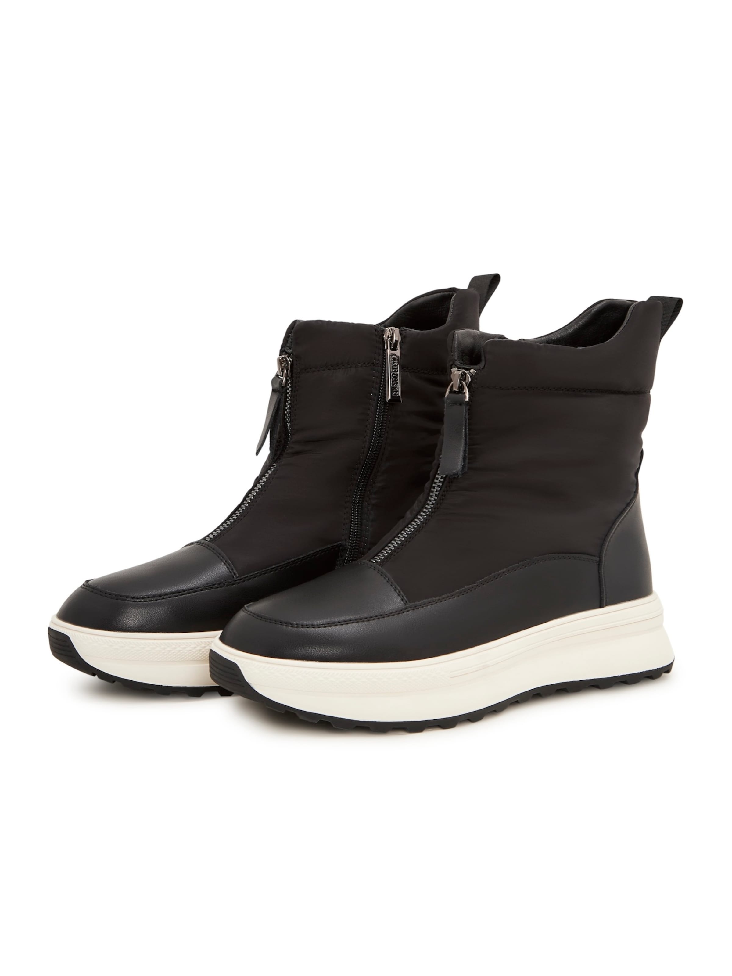 CESARE GASPARI Stiefel in Schwarz